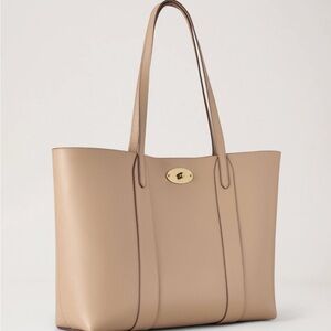 Mulberry crumpet Elegant Tan Leather Tote Bag